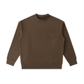 Noble Splendour Heavyweight Patch Pocket Crewneck Sweatshirt
