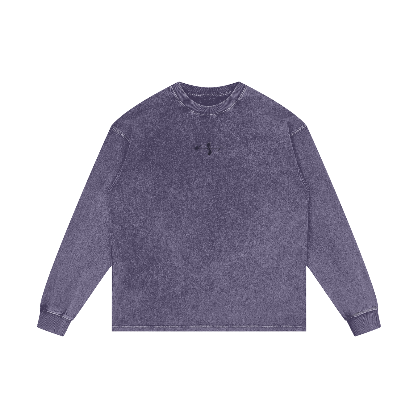 Noble Splendour Acid Wash Oversize Long Sleeve T-Shirt