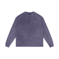 Noble Splendour Acid Wash Oversize Long Sleeve T-Shirt