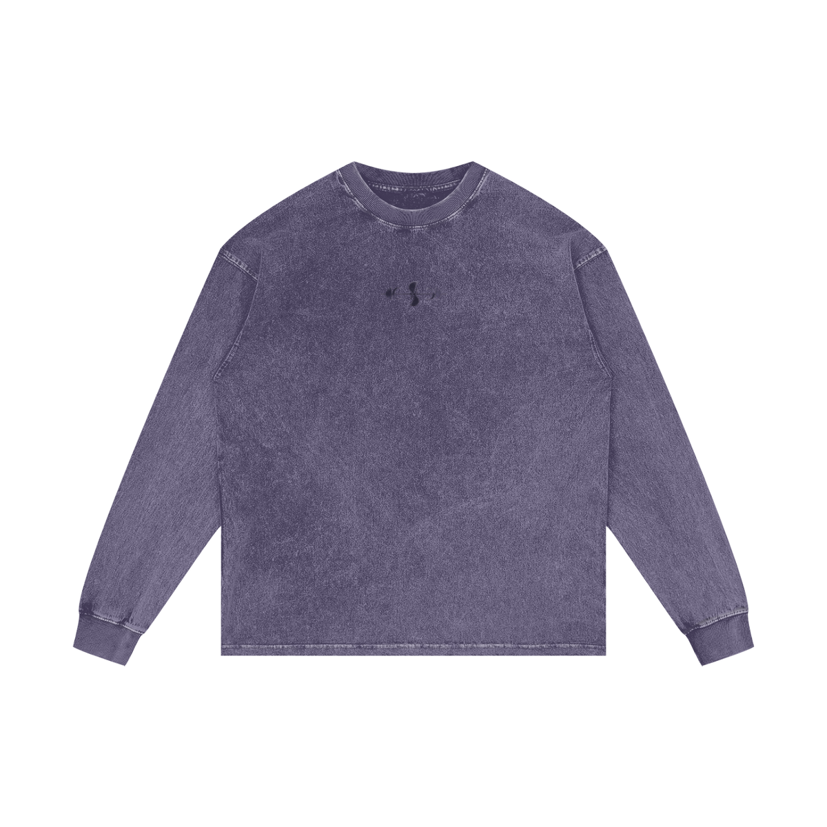Noble Splendour Acid Wash Oversize Long Sleeve T-Shirt