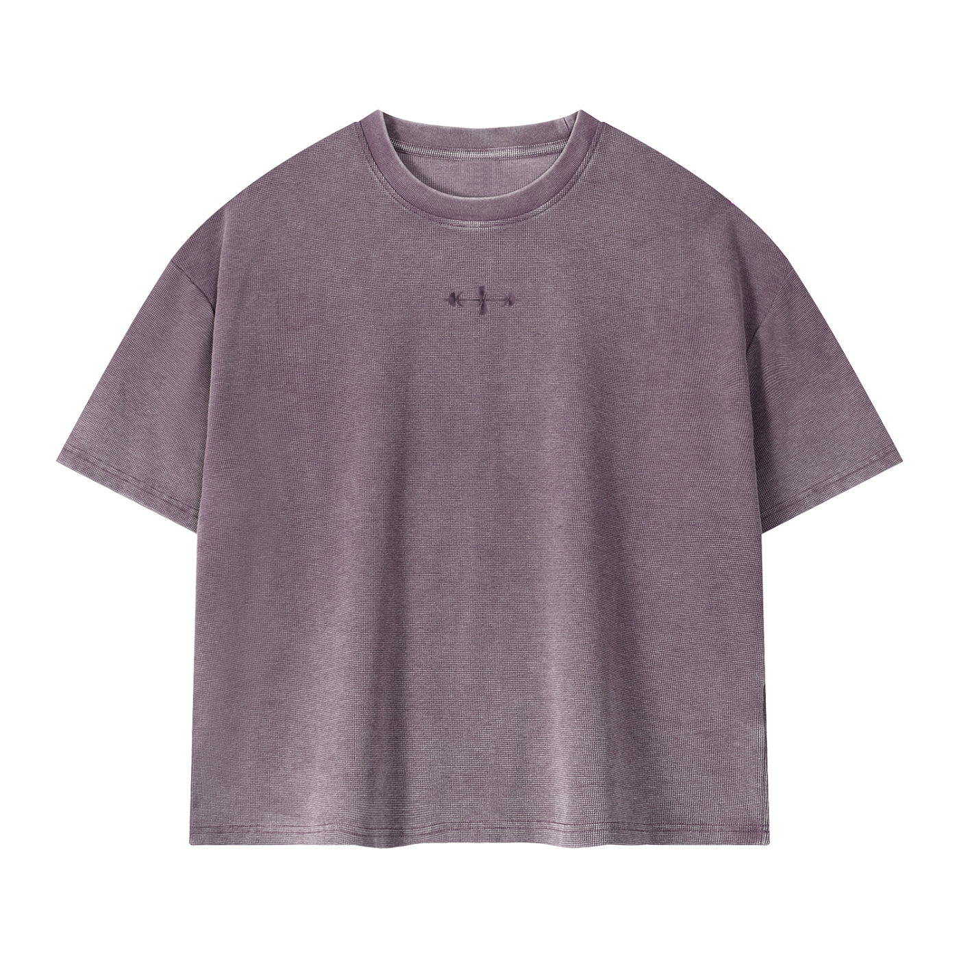 Unisex Vintage Wash Sunfade Boxy Waffle T-Shirt