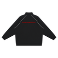 Reflection Striped Raglan Sleeve  Jacket
