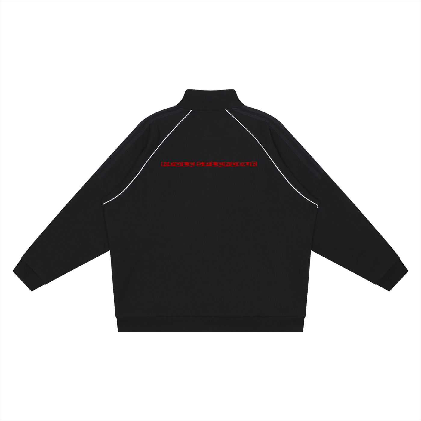 Reflection Striped Raglan Sleeve  Jacket