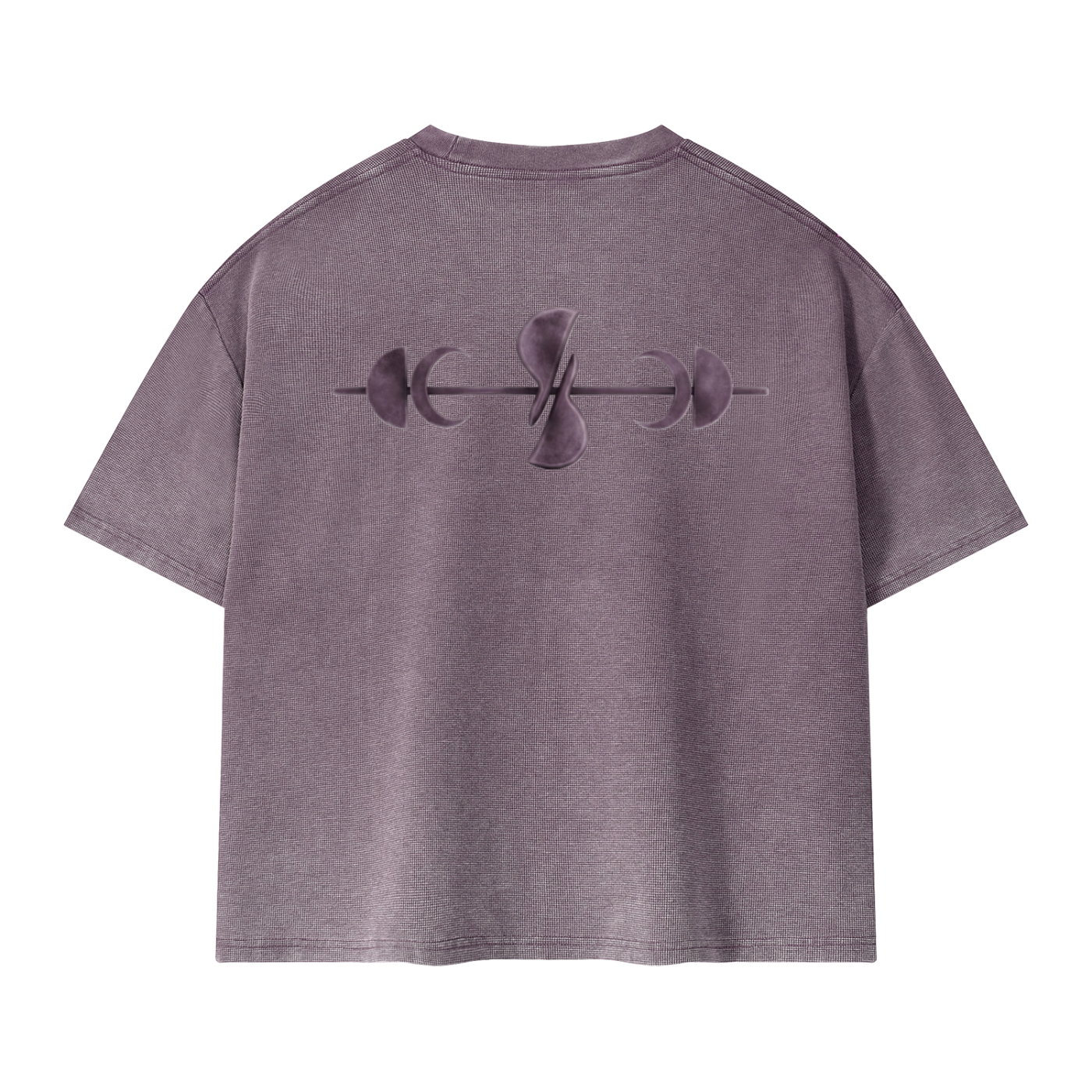 Unisex Vintage Wash Sunfade Boxy Waffle T-Shirt