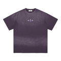 Noble Splendour Graphic Sun Fade Hand-Frayed Cotton T-Shirt