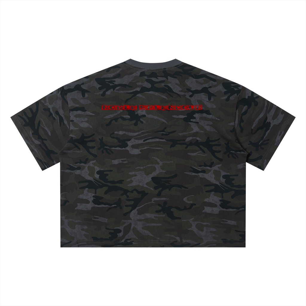 Unisex Camo Boxy T-Shirt