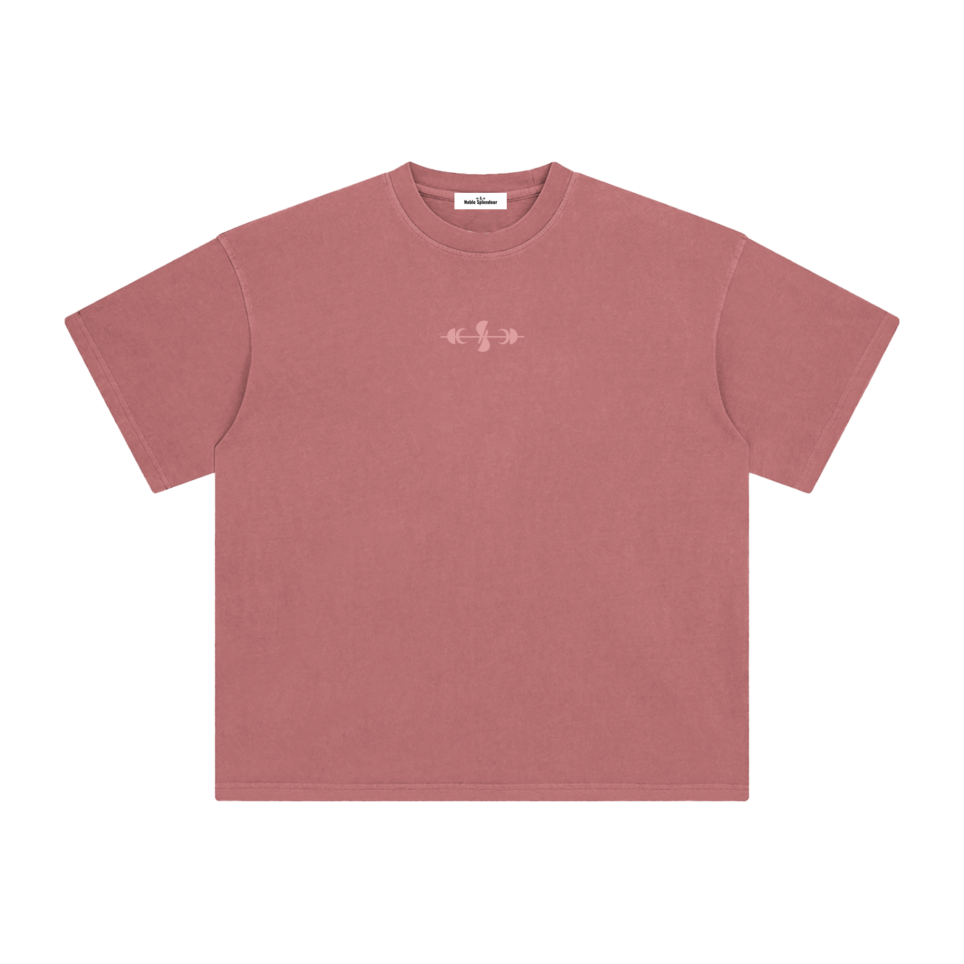 Noble Splendour Graphic Enzyme Washed T-Shirt