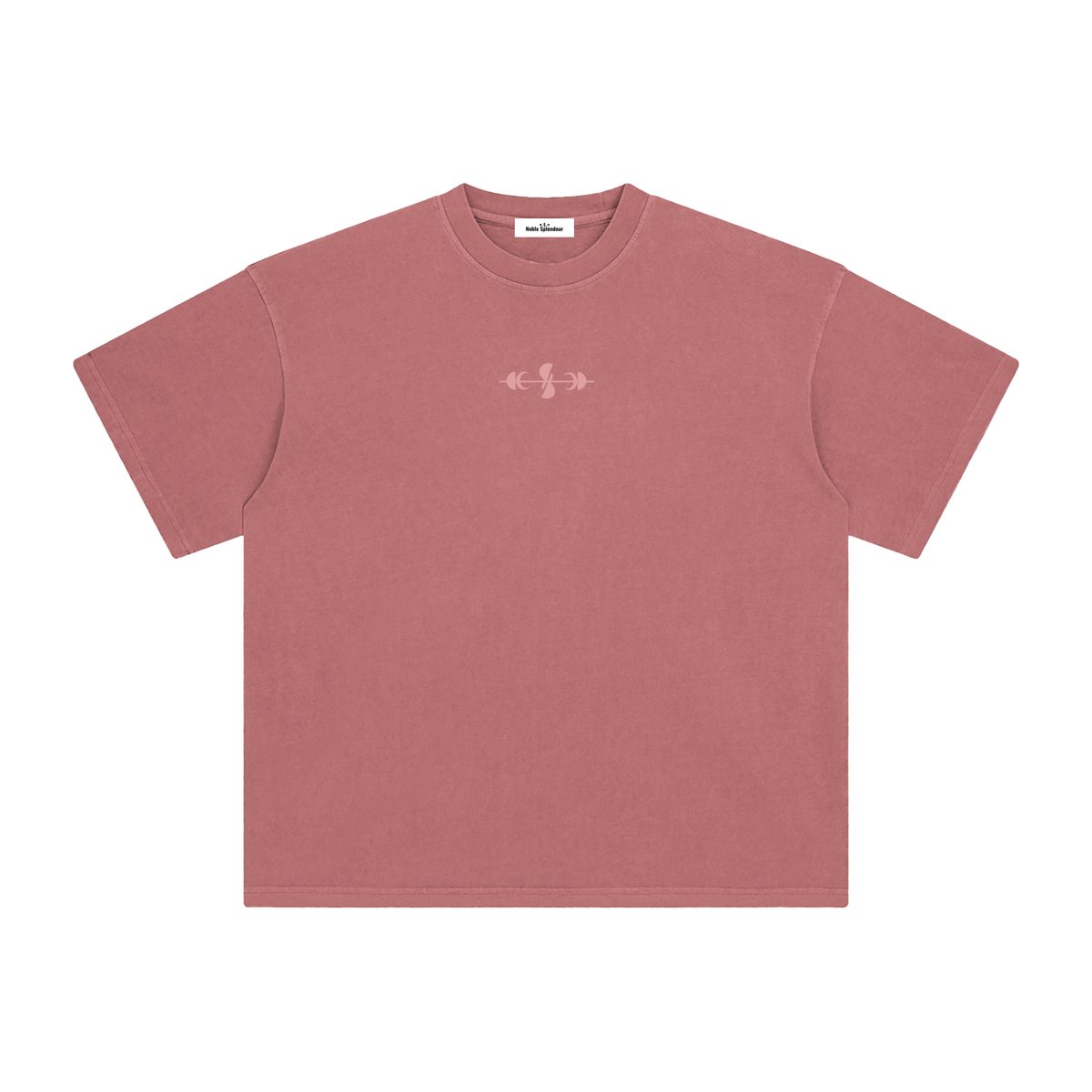 Noble Splendour Graphic Enzyme Washed T-Shirt