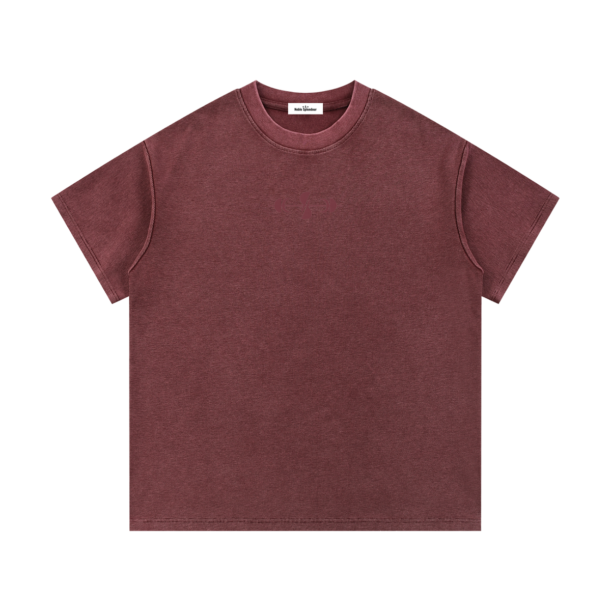 Noble Splendour Mineral Wash Waffle Knit T-Shirt