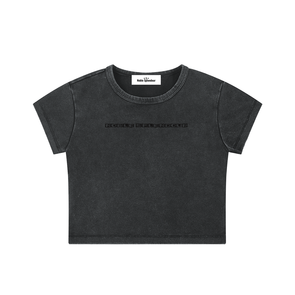 Snow Washed Crop Top