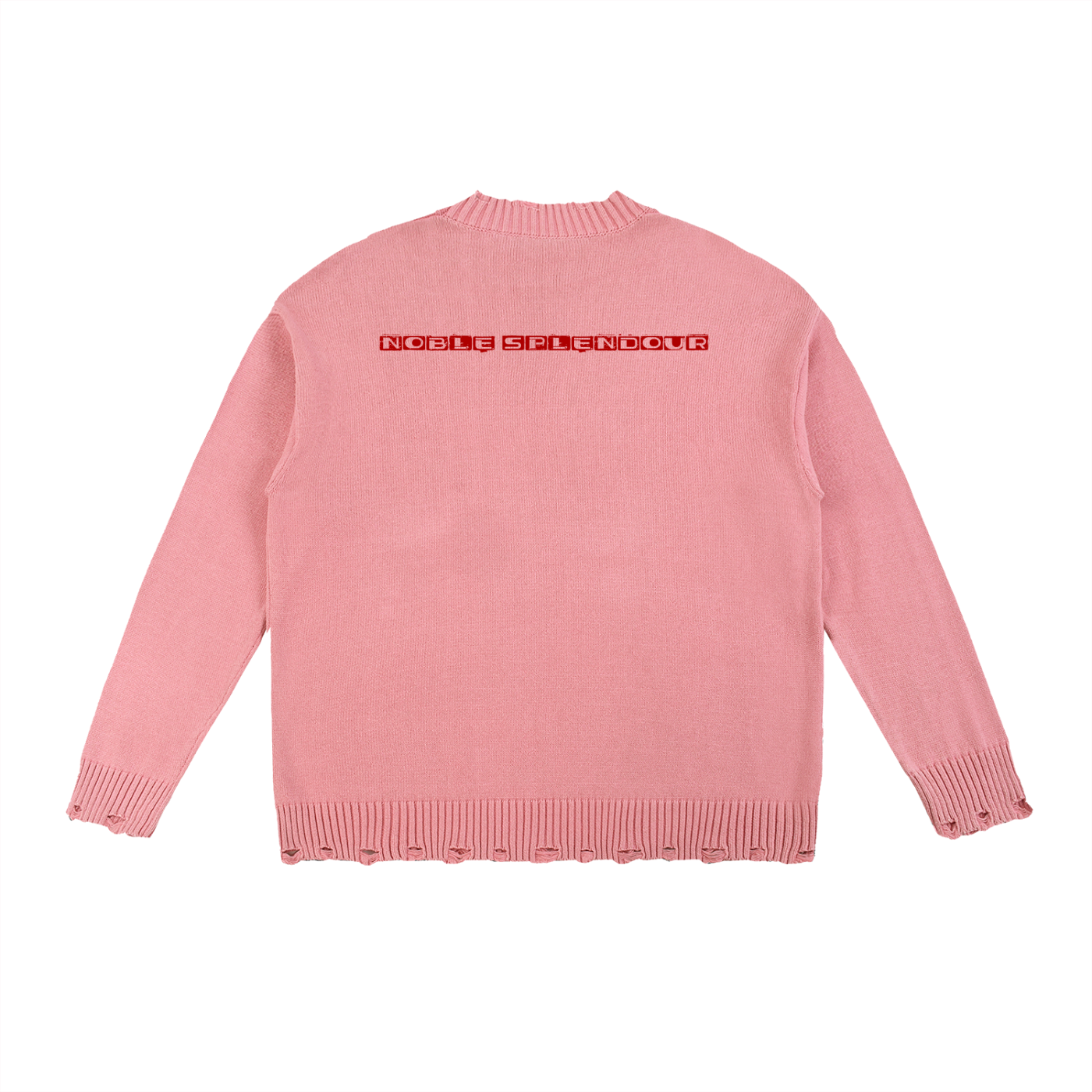 Vintage Washed Hand-Frayed Sweater
