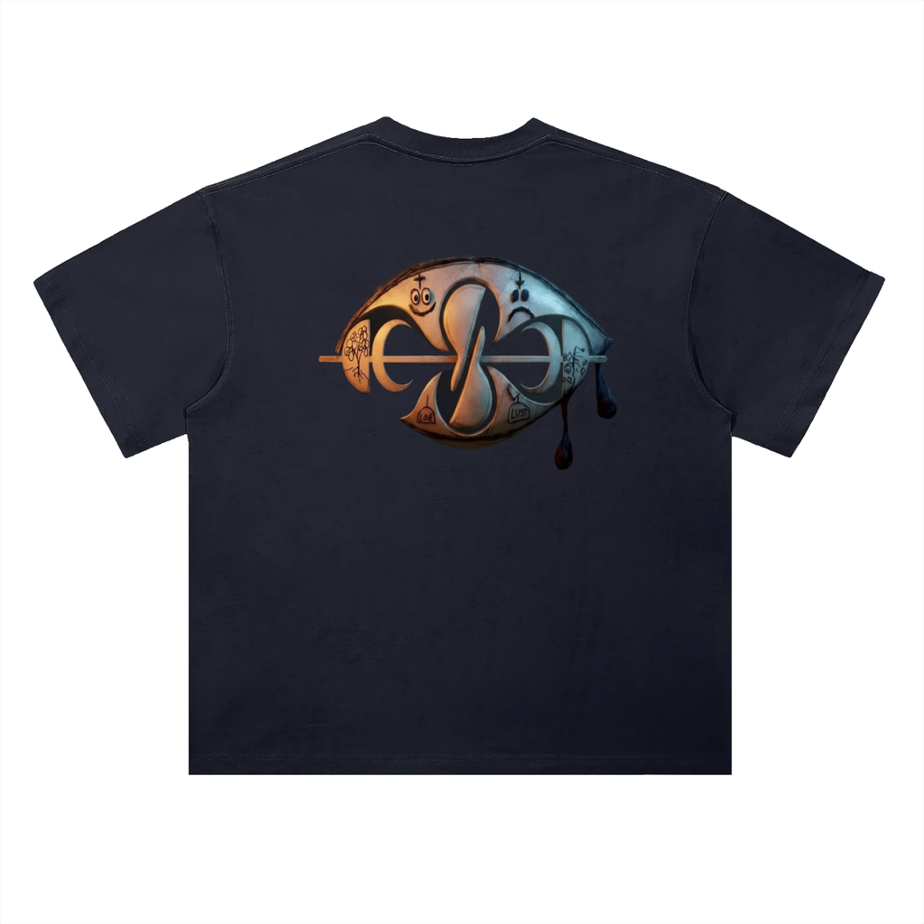 Noble Splendour Graphic Heavyweight Drop Shoulder Cotton T-Shirt