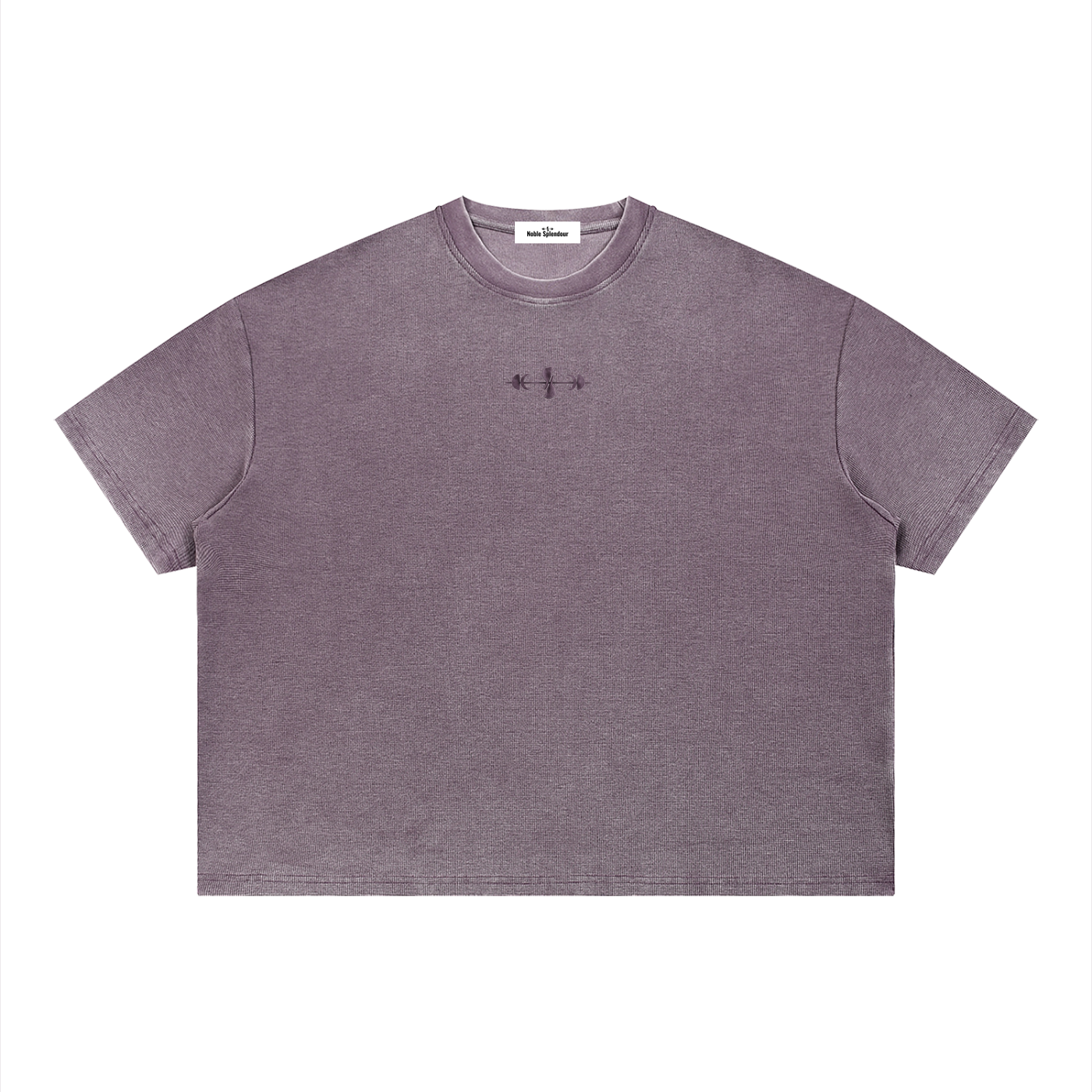 Unisex Vintage Wash Sunfade Boxy Waffle T-Shirt