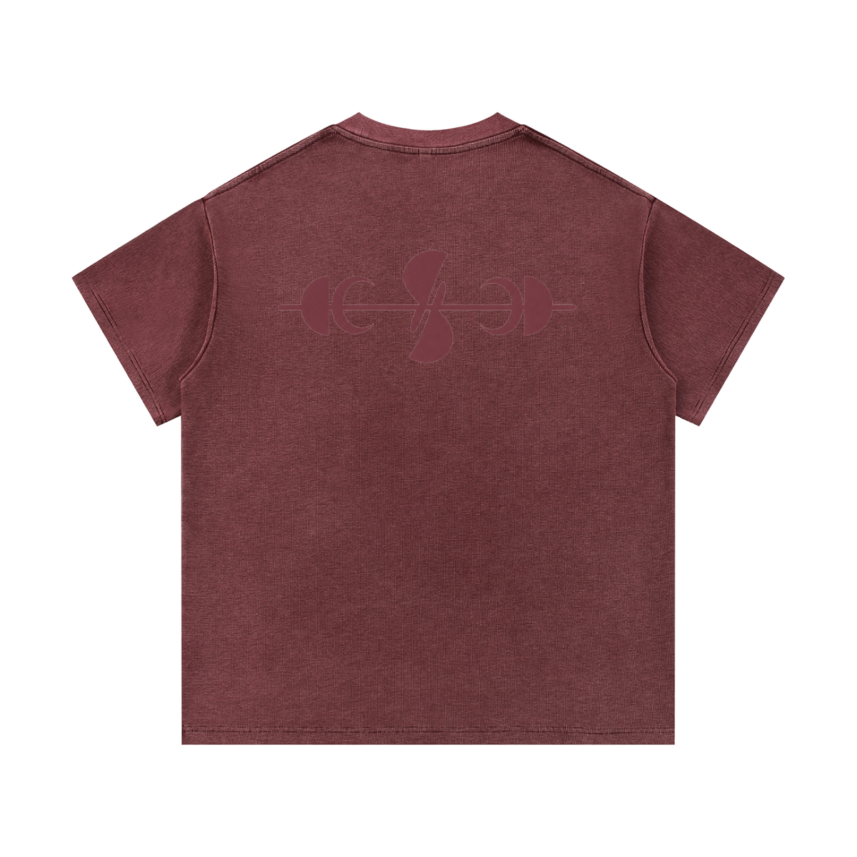 Noble Splendour Mineral Wash Waffle Knit T-Shirt