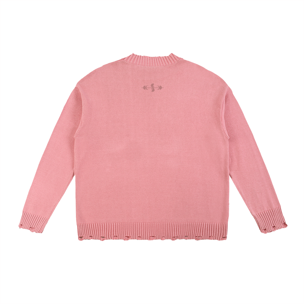 Noble Splendour Vintage Washed Hand-Frayed Sweater