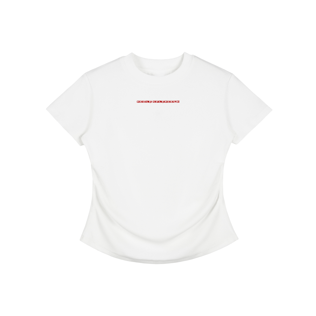Vintage Washed Bodycon Cotton T-Shirt