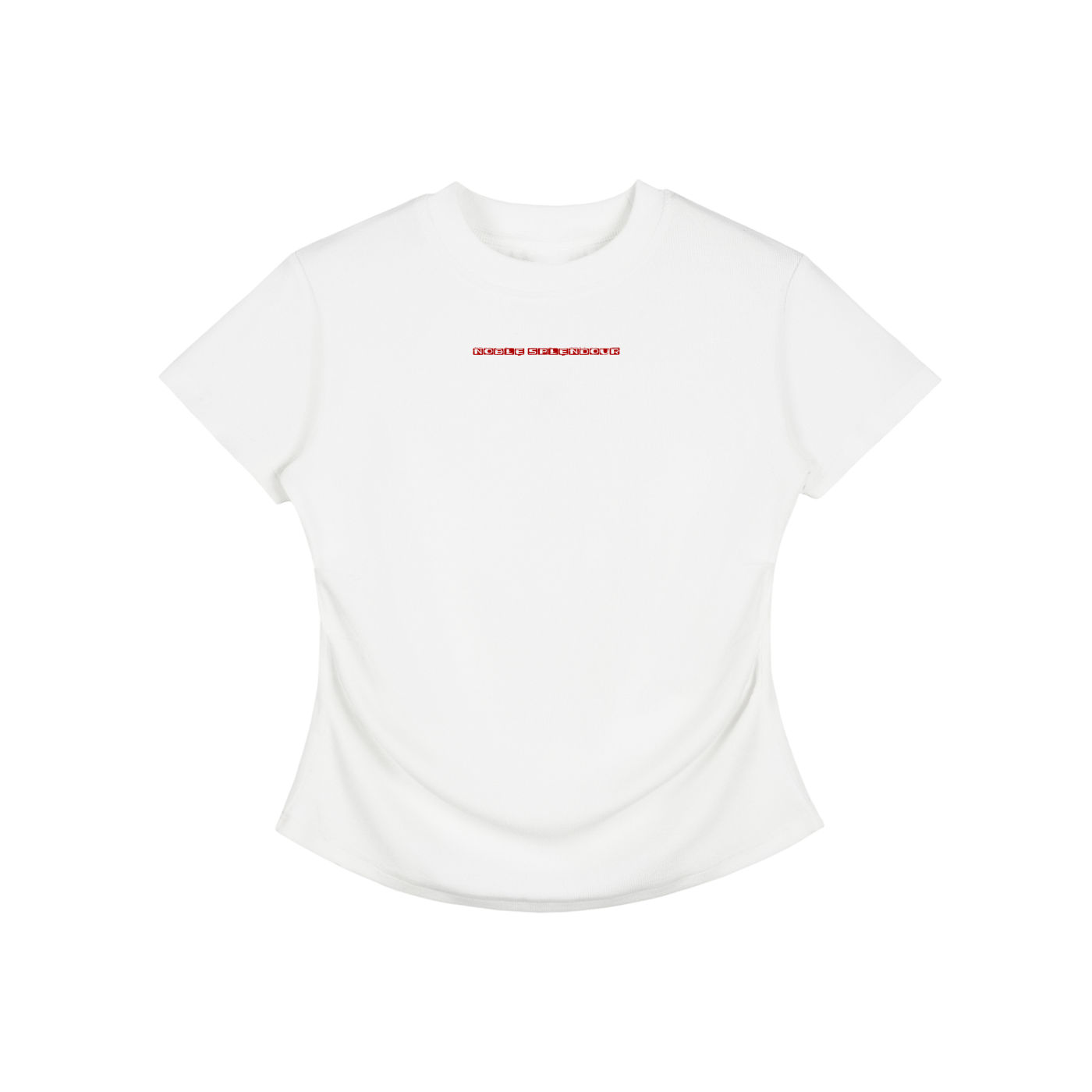 Vintage Washed Bodycon Cotton T-Shirt