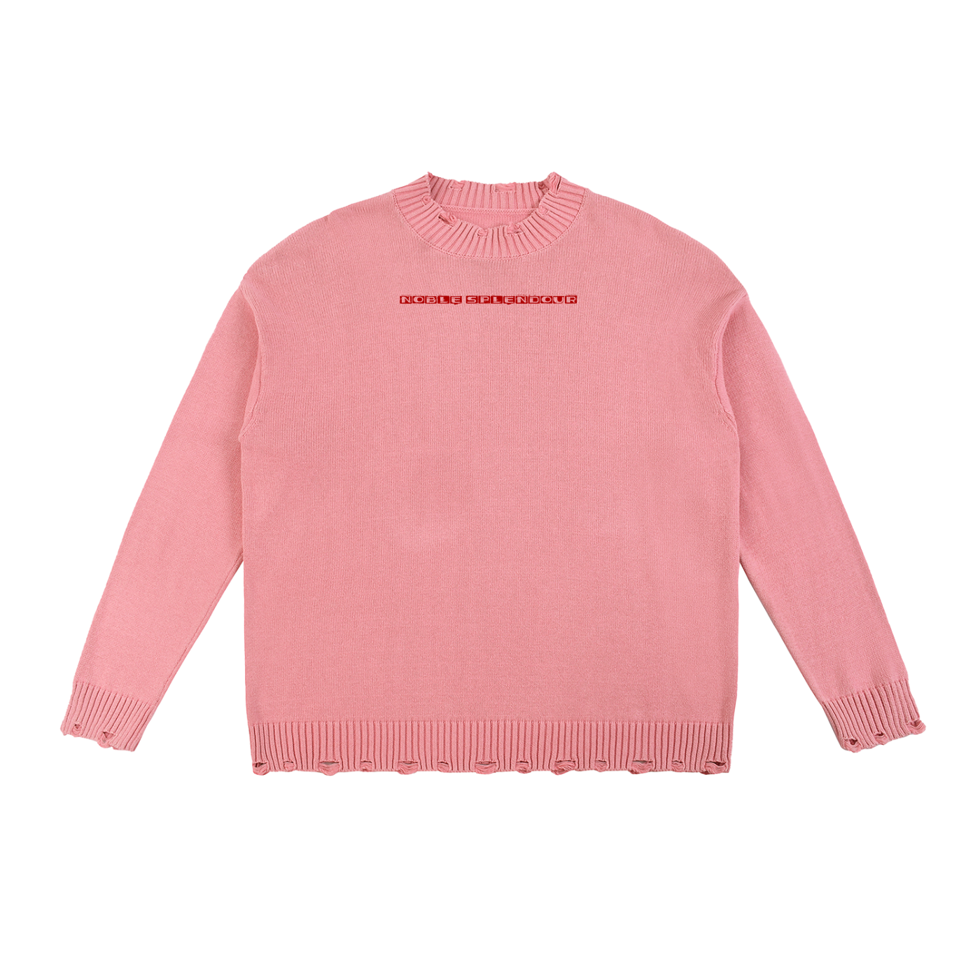 Vintage Washed Hand-Frayed Sweater