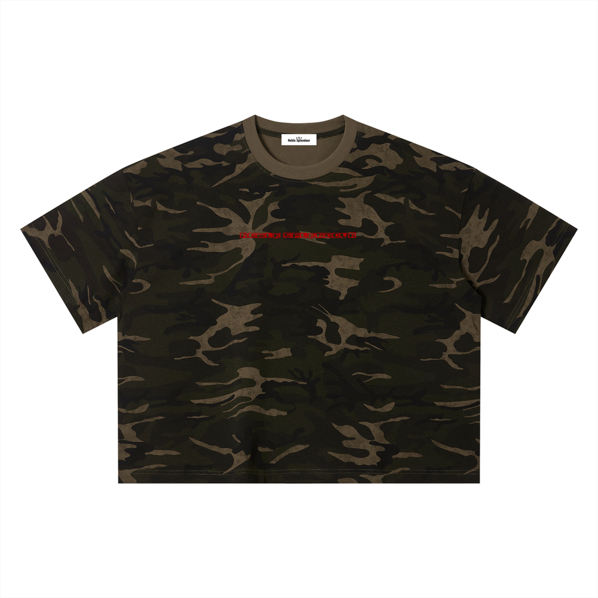 Noble Splendour Unisex Camo Boxy T-Shirt