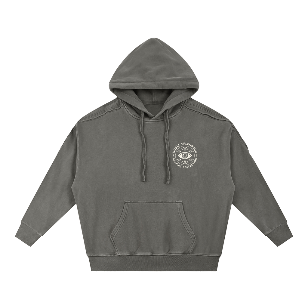 Graphic,Hoodie,Washed