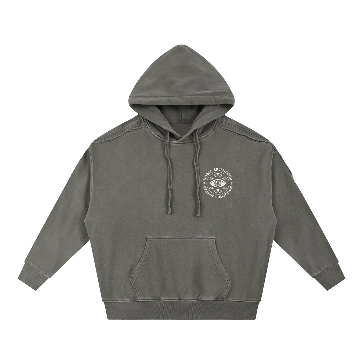 Graphic,Hoodie,Washed