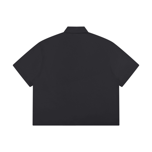 Noble Splendour Boxy Short Sleeve Lapel Shirt