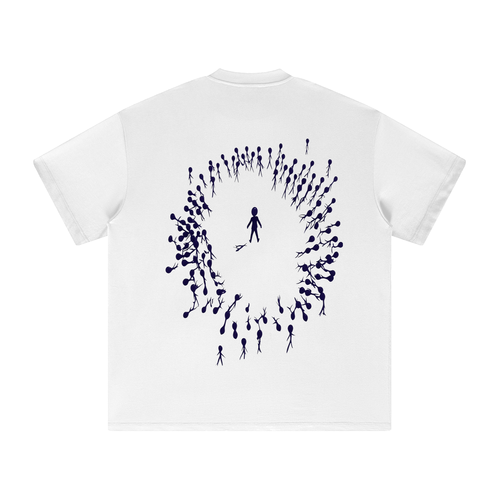 Noble Splendour Graphic Heavyweight Earth Tone T-Shirt