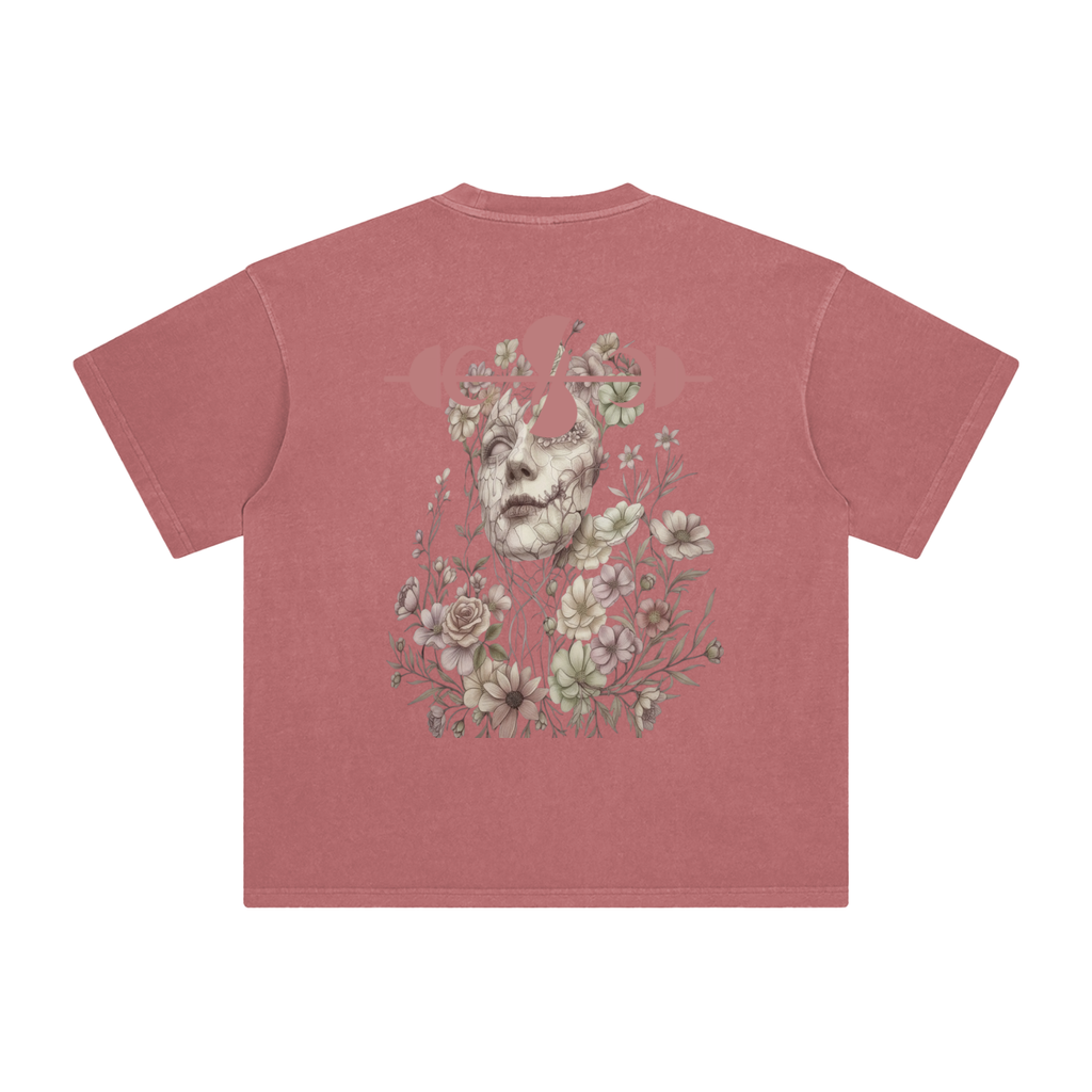 Noble Splendour Graphic Enzyme Washed T-Shirt
