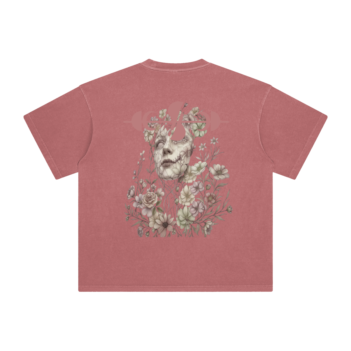 Noble Splendour Graphic Enzyme Washed T-Shirt
