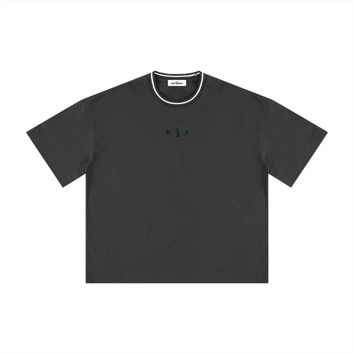 Noble Splendour Unisex Boxy Ribbed T-Shirt