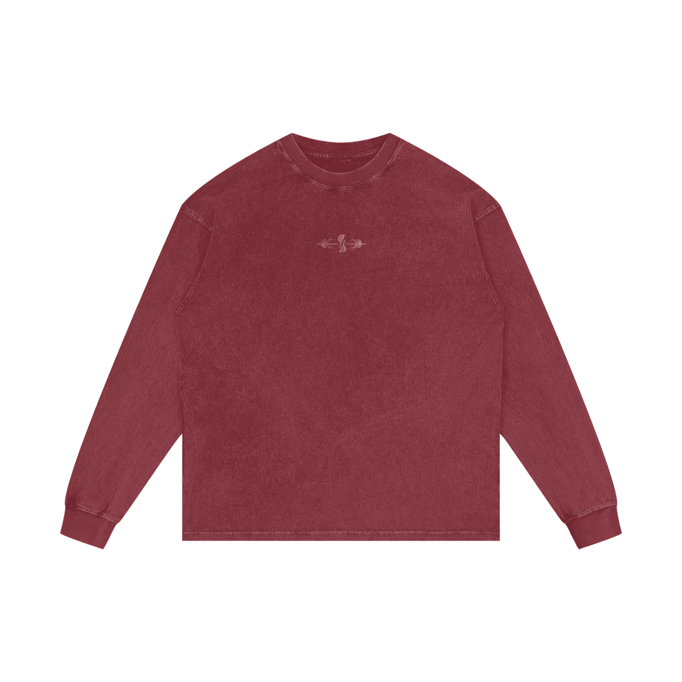 Noble Splendour Acid Wash Oversize Long Sleeve T-Shirt