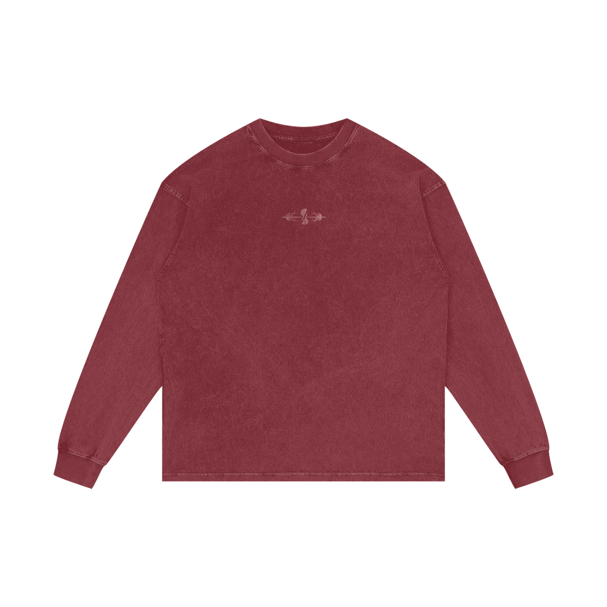 Noble Splendour Acid Wash Oversize Long Sleeve T-Shirt