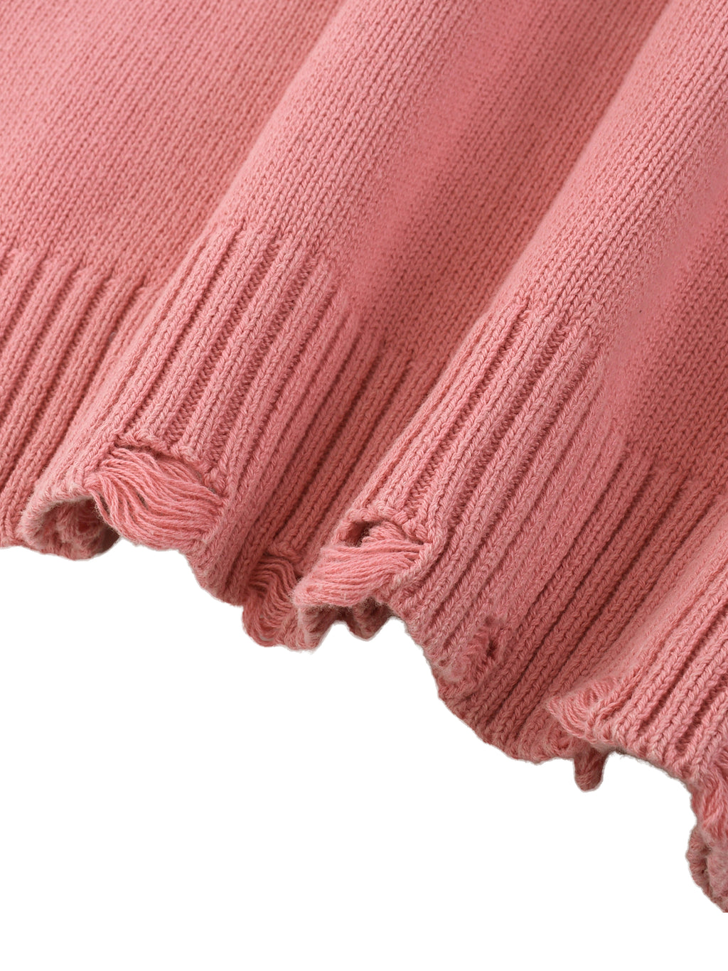 Noble Splendour Vintage Washed Hand-Frayed Sweater