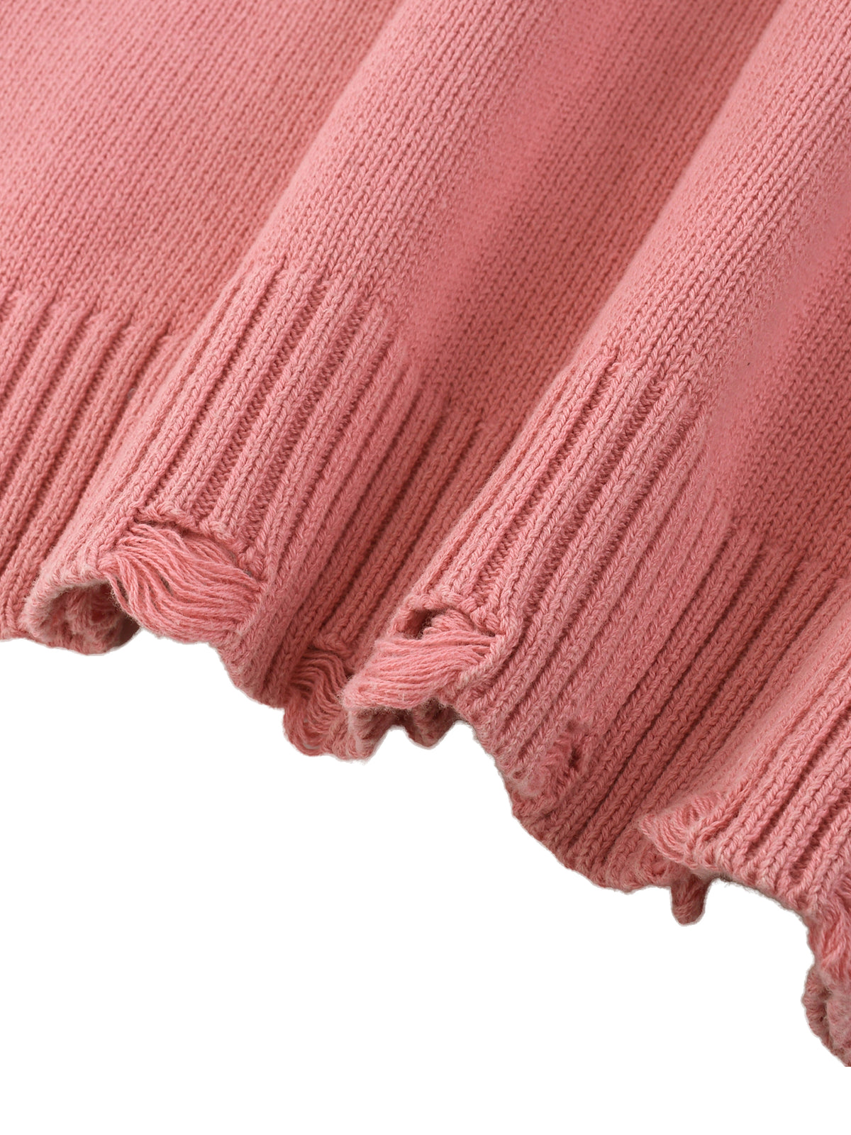 Noble Splendour Vintage Washed Hand-Frayed Sweater