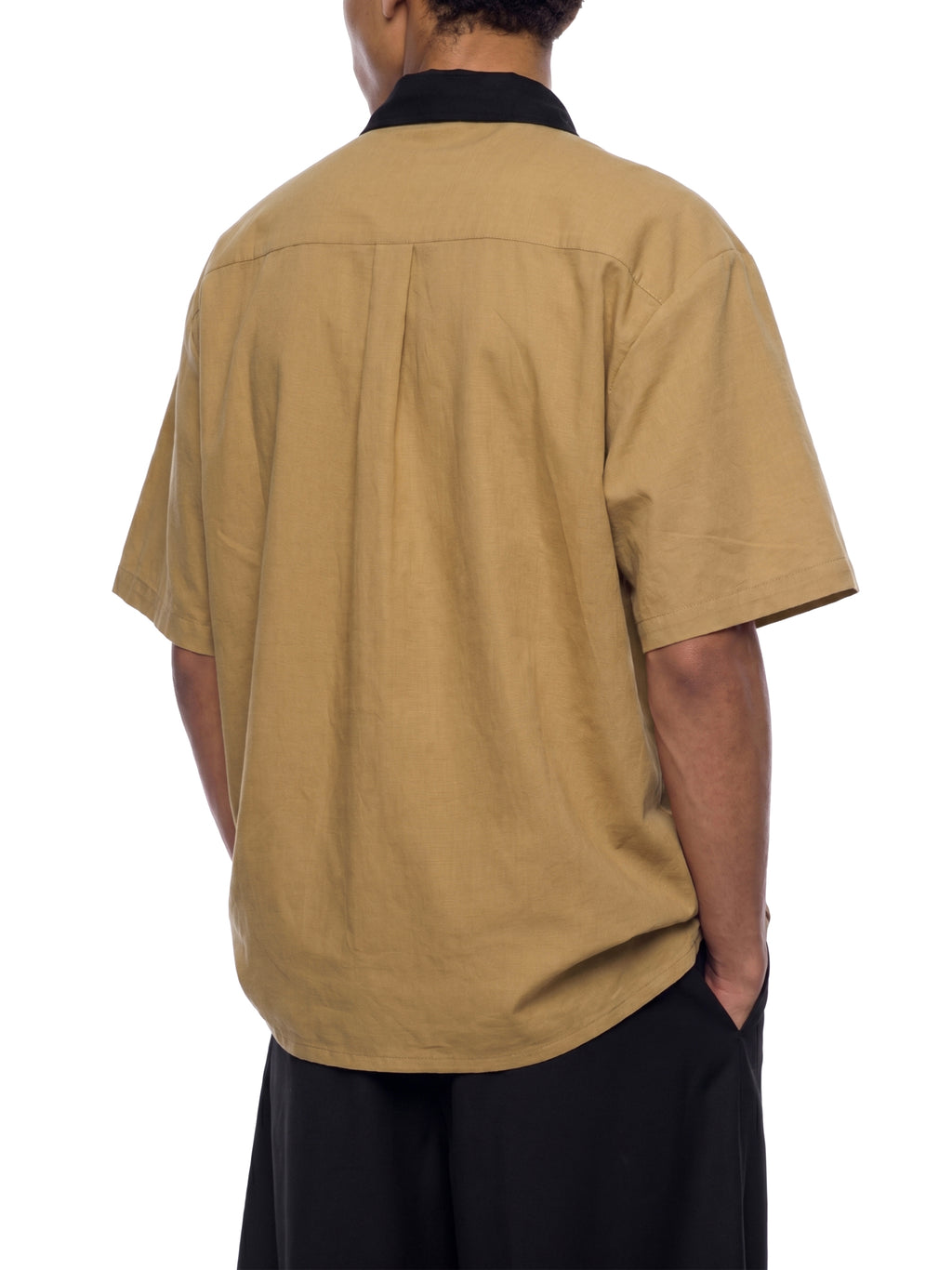 Noble Splendour Color Block Short Sleeve Shirt